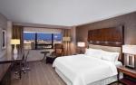 Hotel Room Large Bedroom Walnut wood King size Bed Luxury Nightstand and Marble