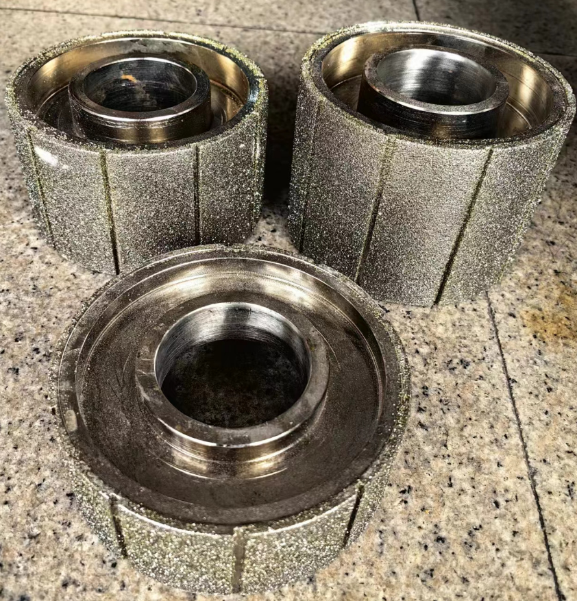 Electroplated Stone Edge Diamond Profiling Wheel For Marble Grinding Wheel Stone Surface Shaping