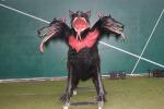Snow Proof Realistic Animatronic Animals , Electric Life Size Monster With Fur