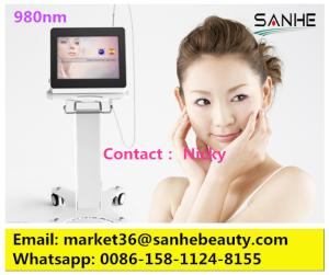 Wholesale beijing sanhe beauty 980nm diode Laser spider vein removal machine from china suppliers