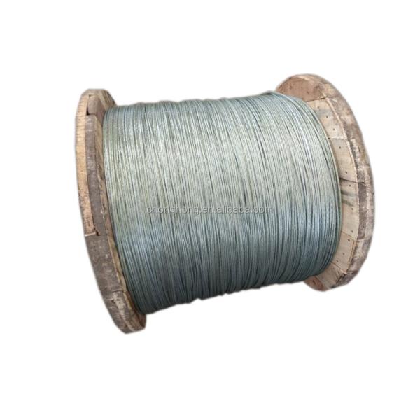 Alloy Galvanized Steel Strand Stay Wires BS 183 ASTM475 and IEC 888 Standards