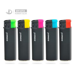 Wholesale Electric Lighter for Cigarettes in Disposable Rubber Material and Hot Color from china suppliers