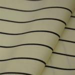 Summer Suiting Vertical Stripe Fabric Wool Cashmere 275gsm Serge Twill Fabric