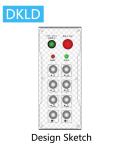 Eight-way single speed switch industrial remote control