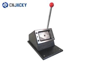 Wholesale Heavy Duty Mini Manual Plastic Card Die Cutter , Employee Card Round Corner from china suppliers