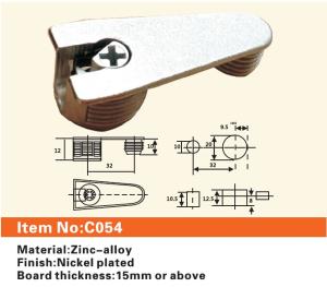Wholesale C054 Furniture connecting fittings:Cam connectors from china suppliers
