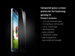 China Samsung tempered glass screen protector 0.33mm 2.5D round edge 9H hardness on sale