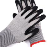 13 Gauge Nitrile Coated Cut Resistant Work Gloves Palm Coated Touchscreen