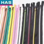 Two Way Resin Zipper Customized Plastic Teeth Zipper Durable