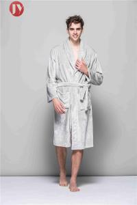 China Mens Soft Bathrobe Fleece Kimono Hotel Spa Bathrobe Adults Men Boys Washable Breathable Fleece on sale
