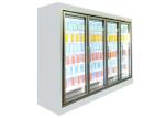 Glass Door Multideck Display Refrigerator For Drink Yogurt Milk Beer Beverage