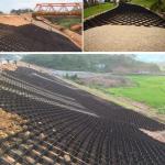 Plastic Driveway HDPE Gravel Grid Geocells For Road Soil Stabilization Geocell