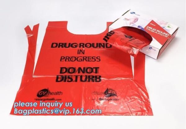 Medical disposable aprons for doctor, LDPE coated biohazard apron,Surgical Apron