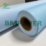 36 Inch Plotter Paper Roll , 20LB Blue Bond Paper For Copy Service Shops