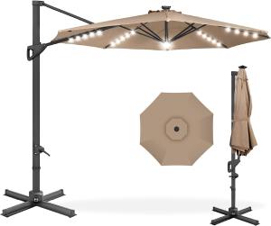 Wholesale Canopy, Cantilever Umbrella Hanging Umbrellas, Fade Resistance &amp; Water-repellent UV Protection Solution-dyed Fabric from china suppliers
