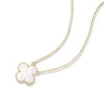 VCA VCARA45900 Vintage Alhambra pendant yellow gold white mother-of-pearl