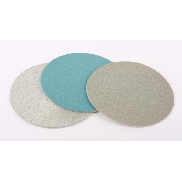6inch car putty Sanding Discs Hook And Loop film polyester substrate green