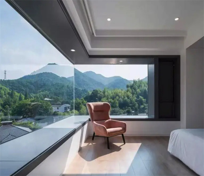Horizontal Opening Pattern Casement Windows For Aluminum Seamless Welded Glass Windows