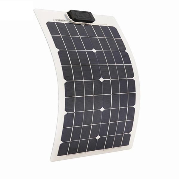 50 Watt RV Flexible Solar Panels PET Front Sheet 4.44A 18V flexible solar panel