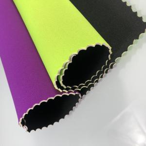 Wholesale 3mm CR Soft Neoprene Rubber Sheet , Cloth Textured Neoprene Sheet from china suppliers