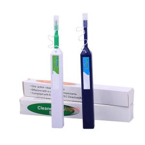 Wholesale One Click SC FC LC Fiber Testing Tool Pen Cleaner 1.25mm 2.5mm Cleaning Pen 500+ Times from china suppliers