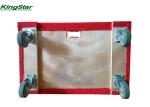 Heavy Duty Carpeted Moving Dolly With Non Marking Tpr Wheel 1000lbs Capacity Red