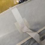 Large capacity quilt storage bag clear window Folding bag clothes blanket