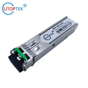Wholesale 2.5Gb/s SFP Single mode 1550nm 80km duplex LC optical fiber Transceiver Module DDM for cisco/huawei/Aruba/HP from china suppliers