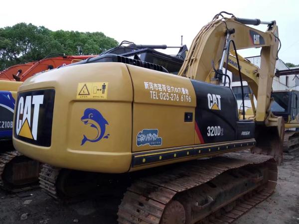 103kw C6.4Acert Engine Used CAT Excavator 320D 6710mm Digging Depth 80%