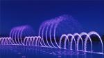 3D Digital Swing Musical Fountain Snake Shake Multicolored LED Light