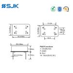 Thru-Hole 14-Pin TCXO 10-52MHz 3.3V 10pF Cliepped Sine Wave Output