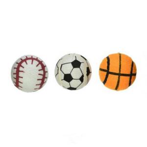 China 3 Piece Sport Tennis Ball Value Pack in Mesh Rope Dog Toys on sale
