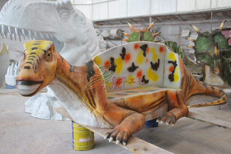 Leisure Place Fiberglass Reinforced Plastic Custom Dinosaur Chair For Show