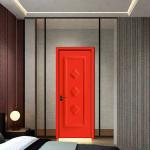 Painting WPC Door For Energy Efficiency Durable Low Maintenance Moisture