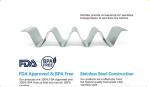 Small Order material S/S.18/8 Food Grade Taco Holder BPA Free FDA Appoved
