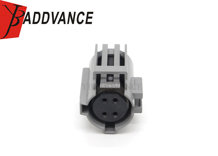 4 Pole Female Gray Waterproof Automotive Connectors Housing 4-1-287