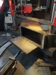 Horizontal 3kw Cutting 300mm Diameter Semi Automatic Bandsaw Machine