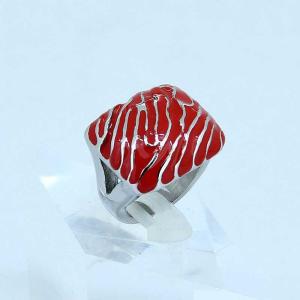 Wholesale FAshion 316L Stainless Steel Ring With Enamel LRX164 from china suppliers
