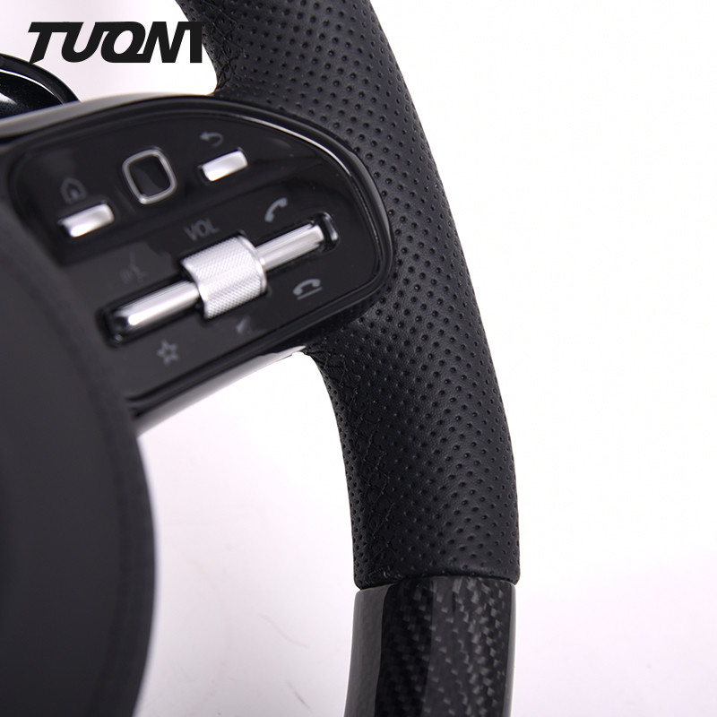 Mercedes W166 GLE Steering Wheel Carbon Fiber Leather Wheels And Accessories