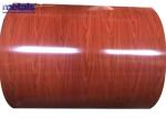 Prepainted Galvalume PPGI Steel Coils Wood Grain Pattern 1.0mmx914mm