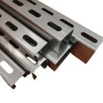 Hot DIP Galvanized 41X41X2.5mm Plain/Slotted Strut Channel Unistrut Channel
