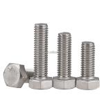 Hastelloy C-276 DIN933 M16*60mm Hexagon Head Bolt with Plain Finish ANSI