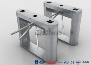 Wholesale Fingerprint Reader Tripod Turnstile Gate , Full 304 Stainless Steel Turnstile Pedestrian Security Gates from china suppliers