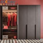 Modern Wooden Wardrobe Almari Furniture Portable Closet For Bedroom Storage