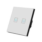 EU Standard Light Switch Touch Panel Glass Switches, 1/2/3/ Gang Sensor Light