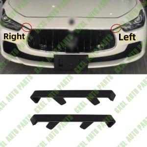 Wholesale For Maserati Ghibli M157 2014-2020 Bracket Glossy Black Trim Holder Front Bumper Left And Right Plate OEM 670011291 670011292 from china suppliers