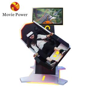 Wholesale 3D 9D VR Cinema Virtual Reality Roller Coaster 360 Rotating Vr Chair Flight Simulator Game Machine from china suppliers