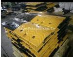 Portable Barrier Driveway Speed Bumps Heavy Duty , Custom Rubber Speed Breaker