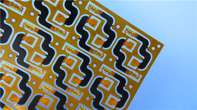 Dual Layer Flexible PCB Built on 1oz Polyimide With Carbon Ink and Immersion Gold For Laser Head