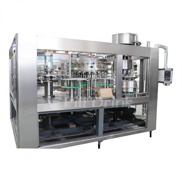 PET Bottle Carbonated Drink Filling Machine 3 In 1 Monoblock Liquid Filling